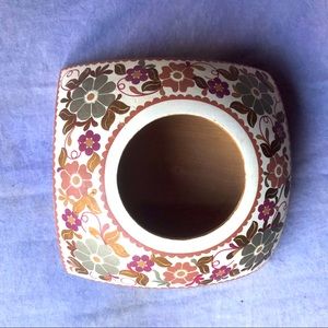 Floral Wood Trinkets Box